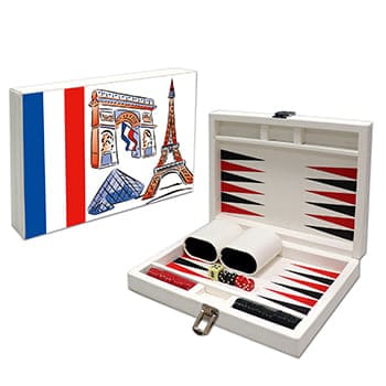Clutch Bag Travel Backgammon - Paris