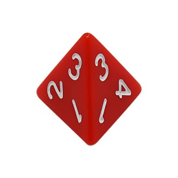 4 Sided Game Dice
