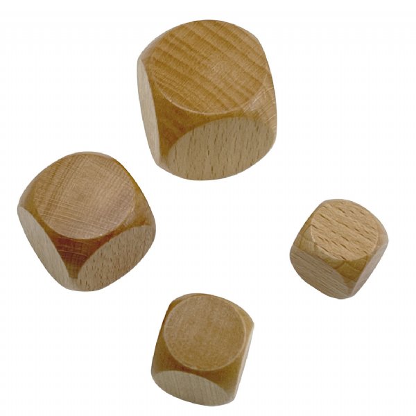 Wooden Blank Dice