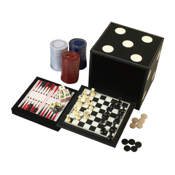 6 in 1 Deluxe Board Game Set