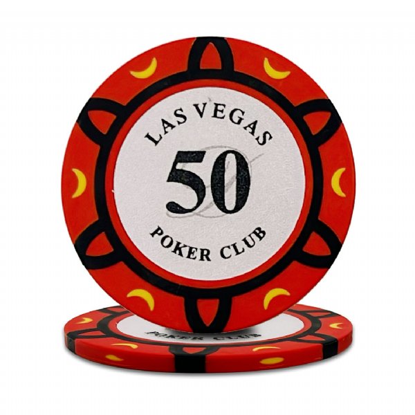 Clay Poker Chip with Sticker- 40mm - No.17