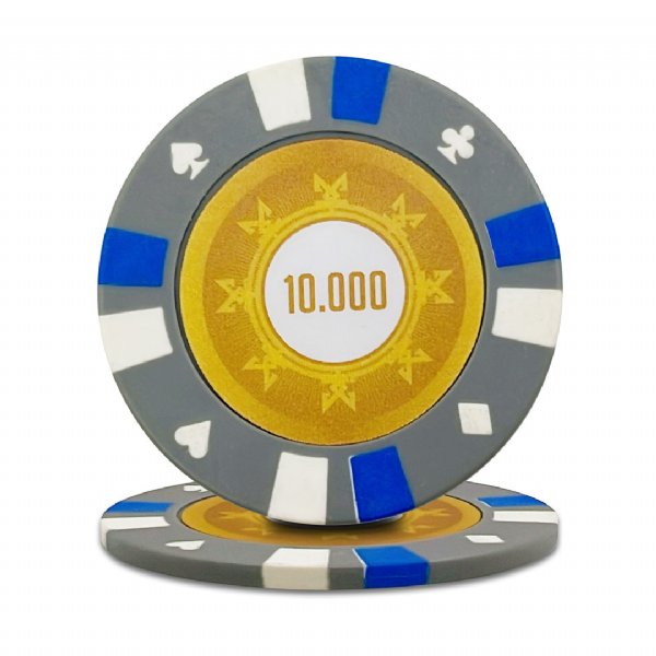 Clay Poker Chip with Sticker - 40mm - No.18