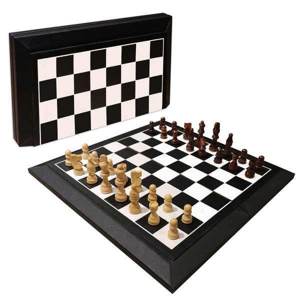 Chess Set Classic Board Game in Magnetic Travel Folding Box