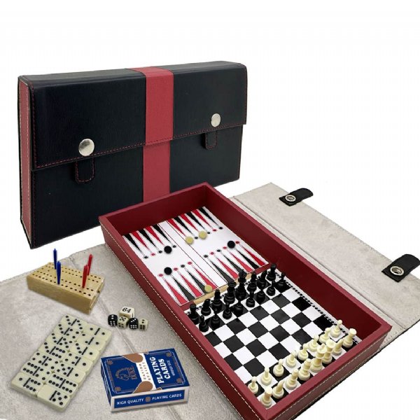 6 in 1 Combo Board Game Set