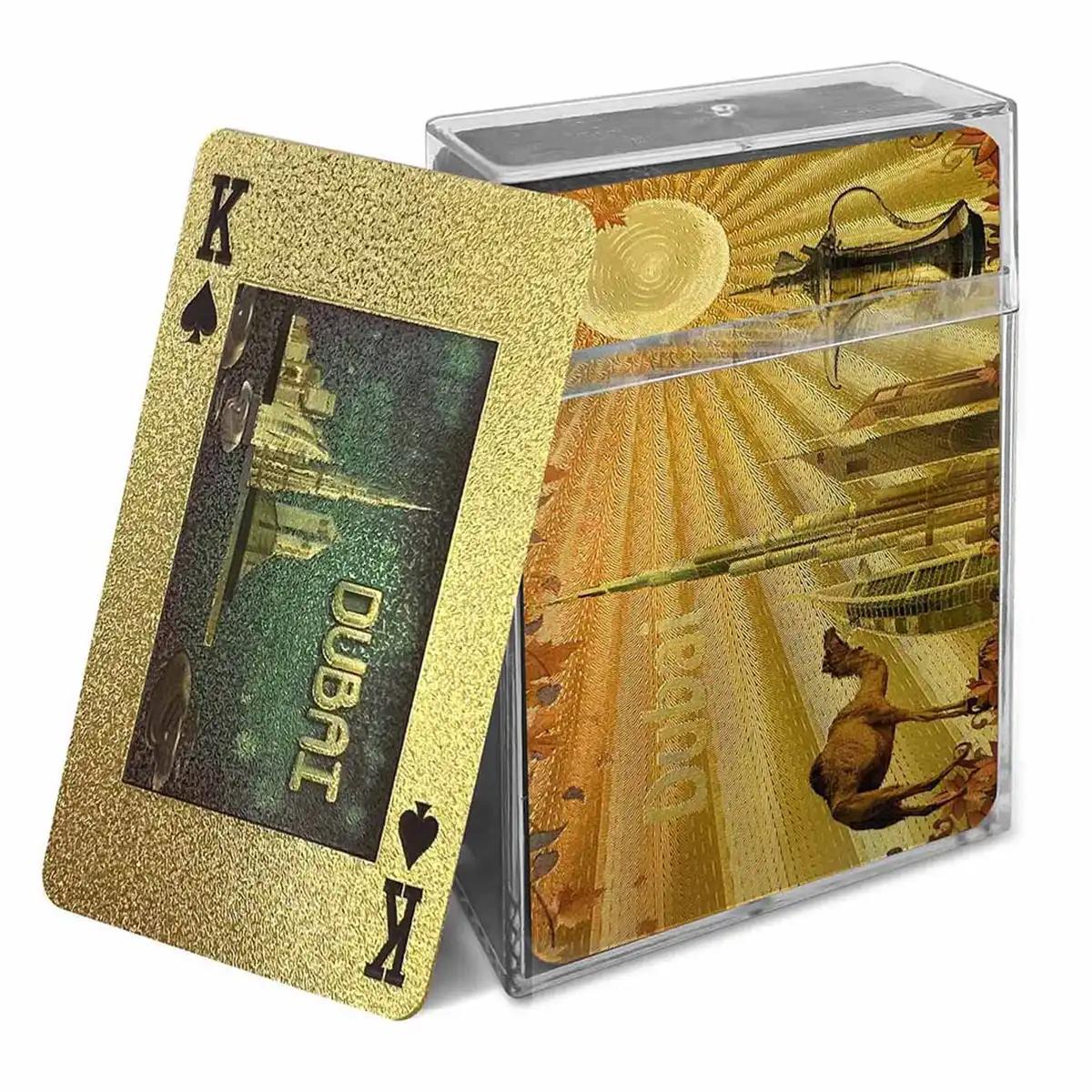 Gold Foil Playing Cards with Mystery Dubai