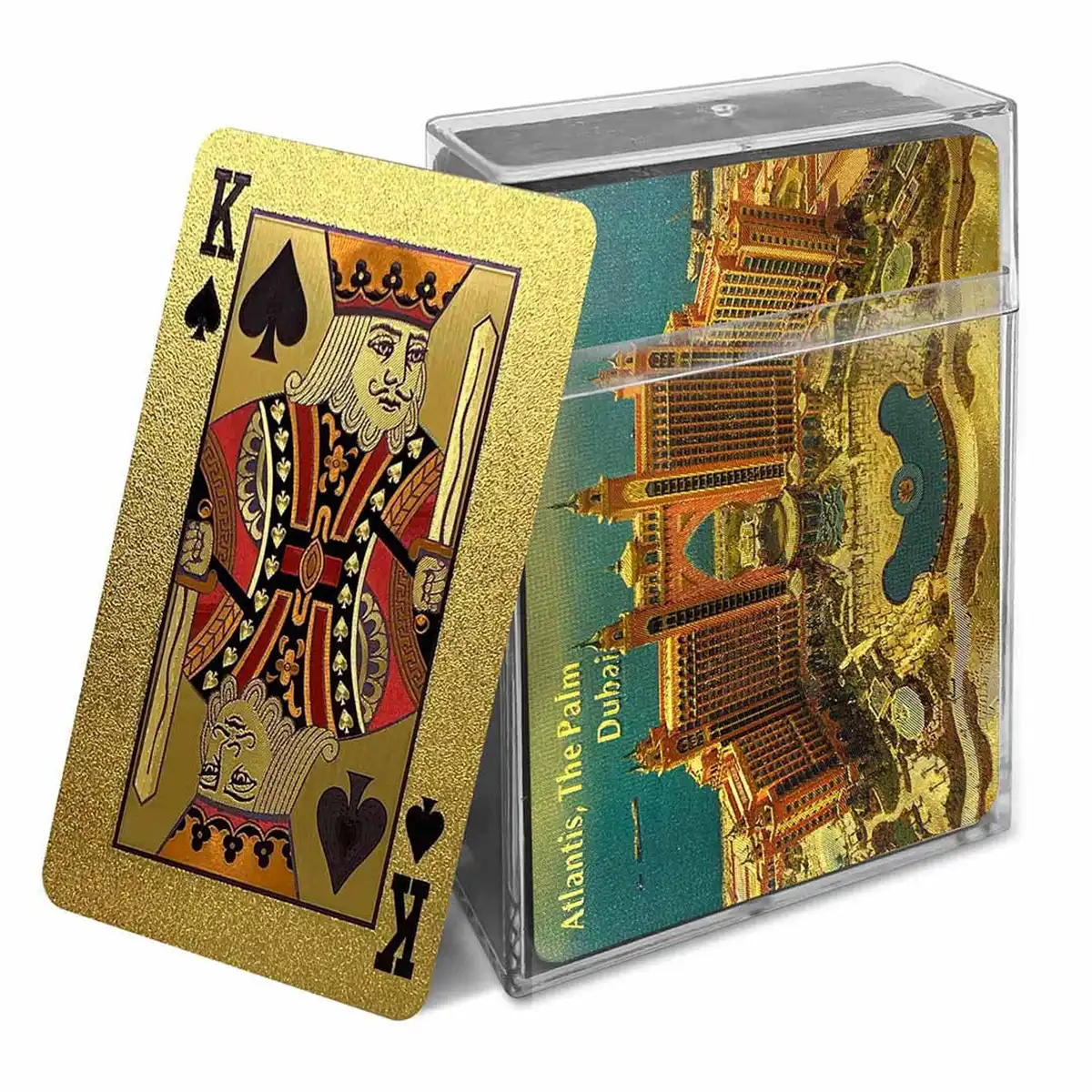Gold Foil Playing Cards with City of the Palm